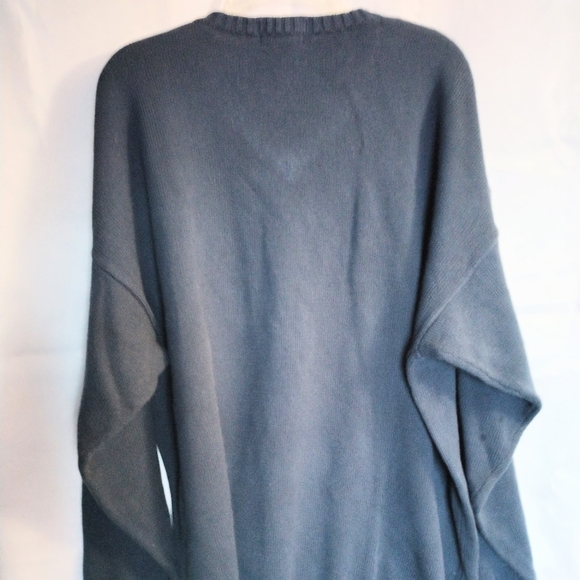 Gant Men's V Neck Pullover 100% Cotton  Blue Size XXL - Picture 4 of 12